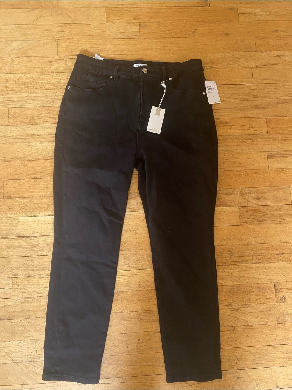 Good American size 16 black jeans. Inseam 27”. Extra stretch. NWT